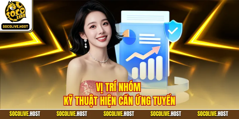 Vị trí nhóm kỹ thuật hiện cần ứng tuyển